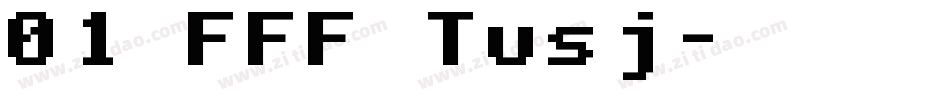 01 FFF Tusj字体转换